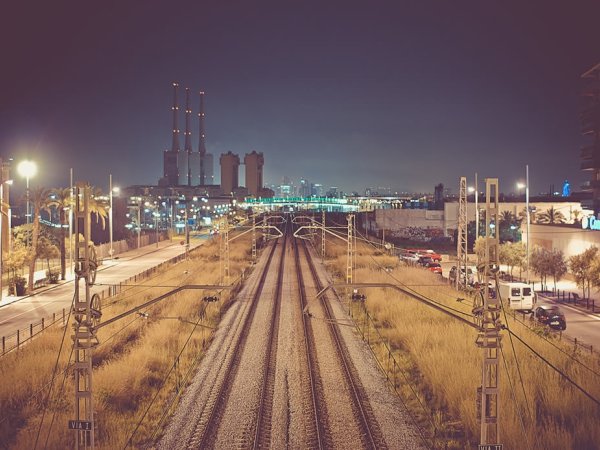 London Industry at Night